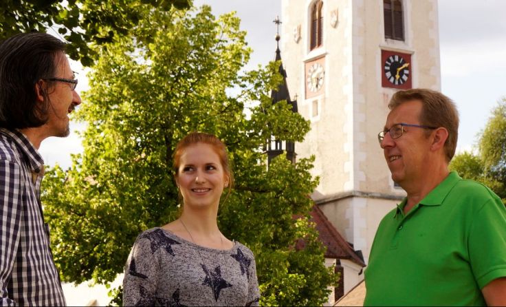 Gemeinsam wird über die Zukunft von Zwettl diskutiert. Foto: Hannah Burgstaller
