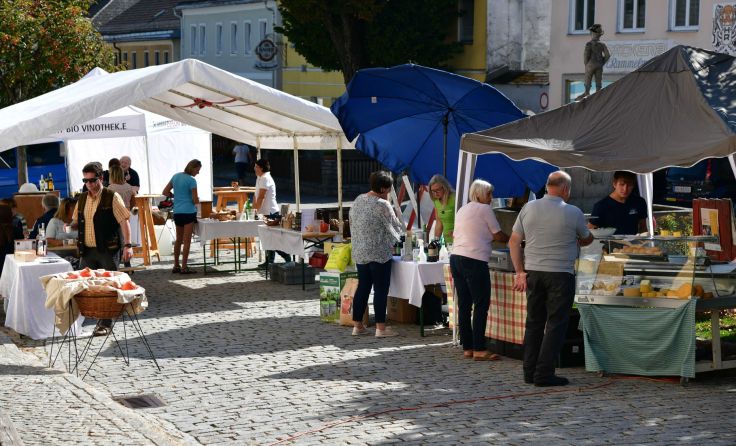 Der Herbst-Bauernmarkt in Oberneukirchen findet am 20. September statt. Foto: Erika Ganglberger