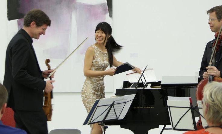 Suyan Kim und Kollegen. Foto: Julia Althuber