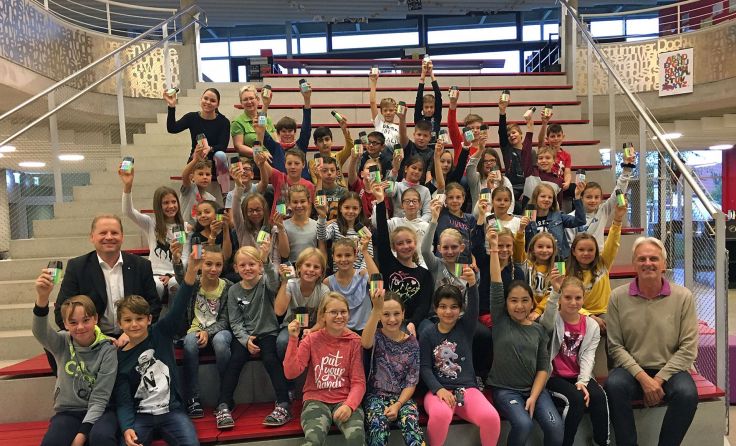 Die Schüler freuen sich auf das kommende Schuljahr. Foto: EV Feldkirchen