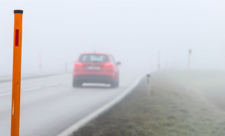 Nebel reduziert die Sicht. Foto: Wodicka