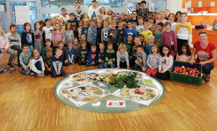 Die Volksschüler lernten viel über Regionalität und Ernährung. Foto: Adelheid Grillberger