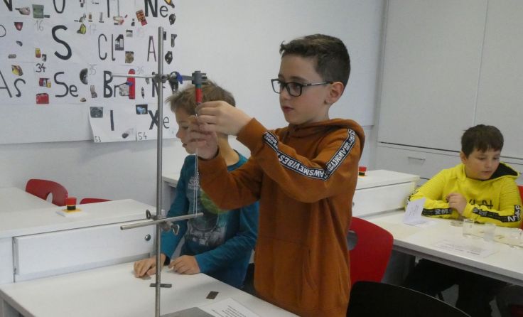 Die Kinder konnten das Angebot der NMS kennen lernen. Foto: Gerlinde Wolfsteiner