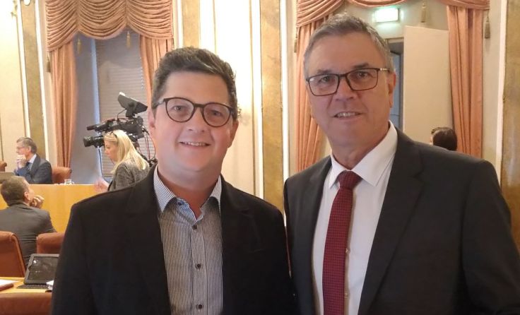 Die SPÖ-Abgeordneten Michael Lindner und Erich Rippl Foto: SPÖ