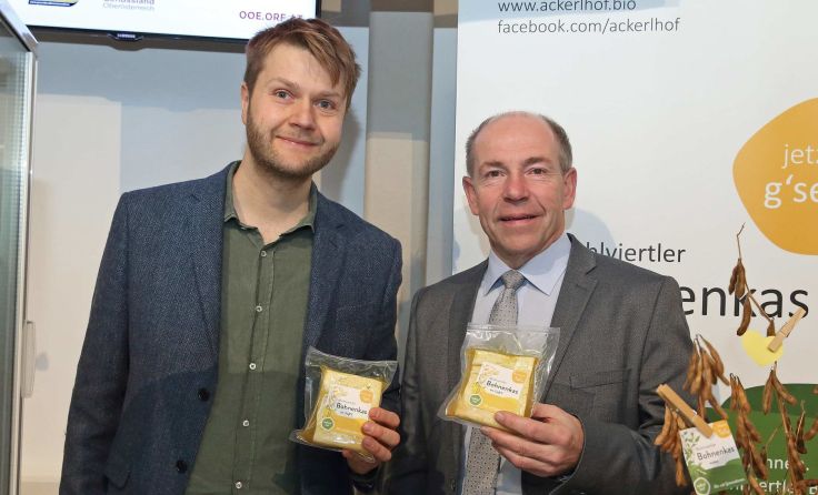 Gregor Mittermayr und Landesrat Max Hiegelsberger Foto: Land OÖ/Daniel Kauder