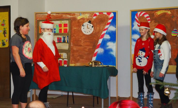 Die Schüler begeisterten mit ihrer Aufführung. Foto: NMS Altenberg