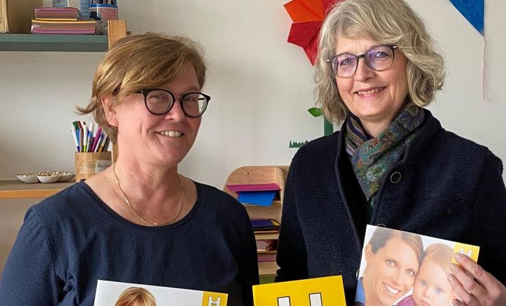 Irmgard Thanhäuer und Eva Maria Gattringer. Foto: Gattringer/Hilfswerk Region