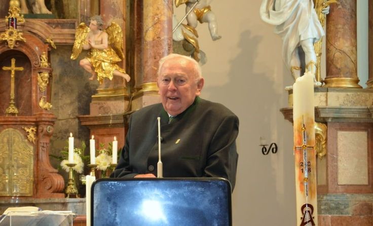 Mit 76 Dienstjahren war Peter Haider der längst dienende Mesner von OÖ. 