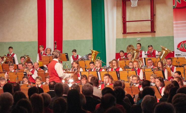 Der Musikverein Vorderweißenbach spielt diesmal nicht vor Live-Gästen. Foto: Chritsoph Staudinger