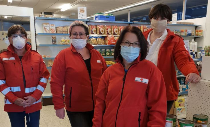 Mitarbeiter im RK-Markt Gallneukirchen. Foto: RK Gallneukirchen