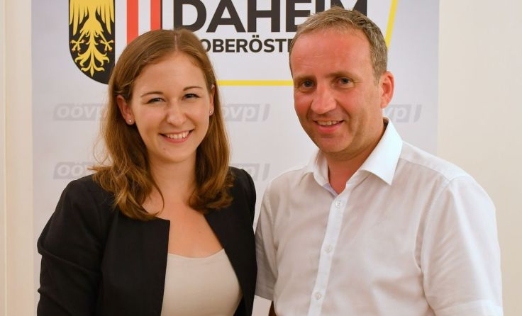 Claudia Plakolm und Michael Hammer sitzen für die ÖVP in Nationalrat. Foto: ÖVP