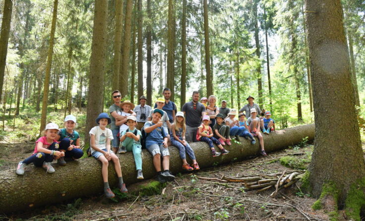 Gemeinsam wurde durch das Revier gestreift. (Foto: Ganglberger)