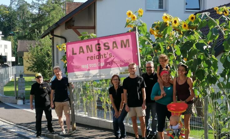 Gemeinsam wurde auf die Probleme aufmerksam gemacht. (Foto: Schlägel)