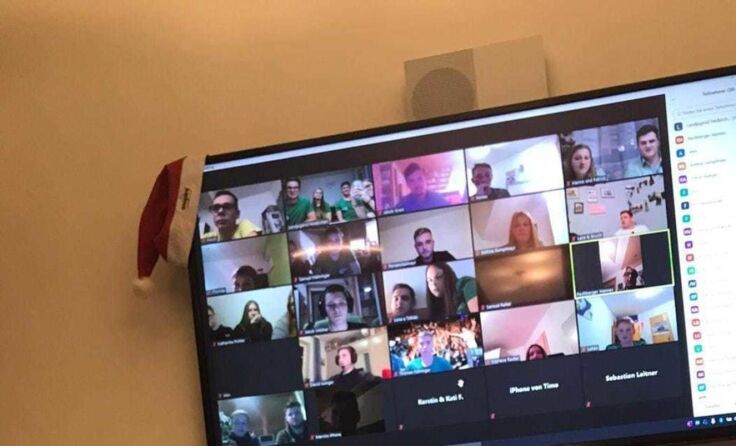 Die Landjugend traf sich online. (Foto: Landjugend Feldkirchen)