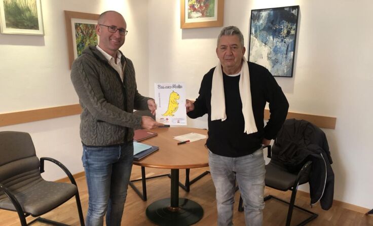 David Allerstorfer und Hand Karolyi. (Foto: Gemeinde)