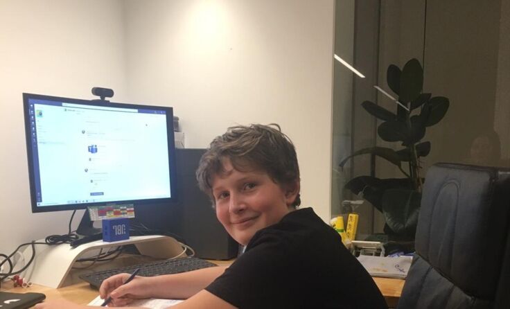 Die Schüler lernen weiter. (Foto: Gemeinde)