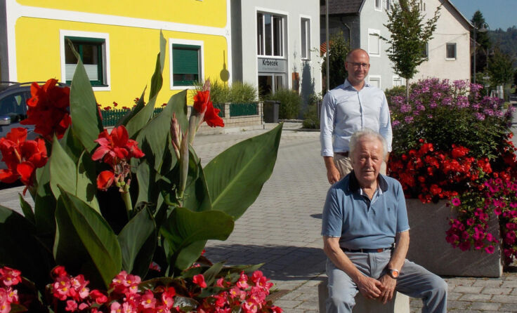Bürgermeister David Allerstorfer und Erich Wurzinger (Foto: Peherstorfer)