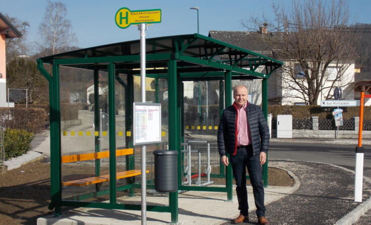 Das Wartehäuschen in Bad Mühllacken. (Foto: Peherstorfer)