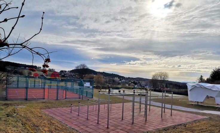 Die Trendsportanlage in Zeurz bietet zahlreiche Möglichkeiten. (Foto: Gemeinde Alberndorf)