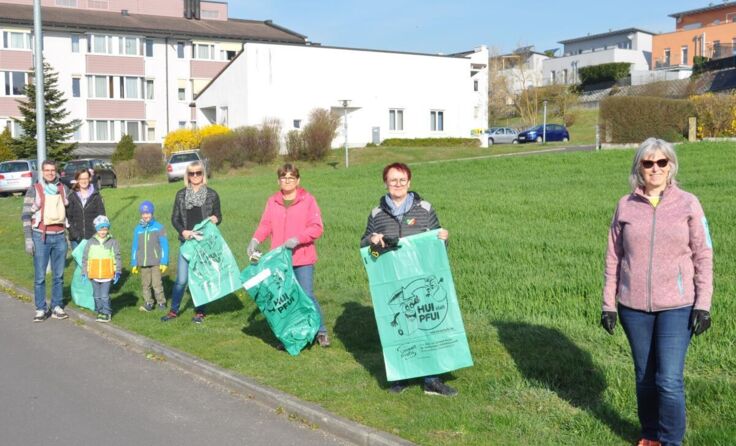 Fleißig wurde Müll gesammelt. (Foto: ÖVP Engerwitzdorf)