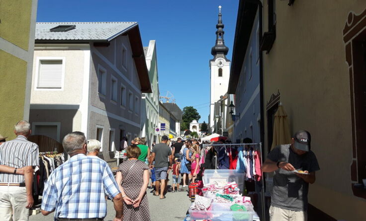 Das Zentrum vom Gramastetten wird zum Basar. (Foto: G. E. Landskron)