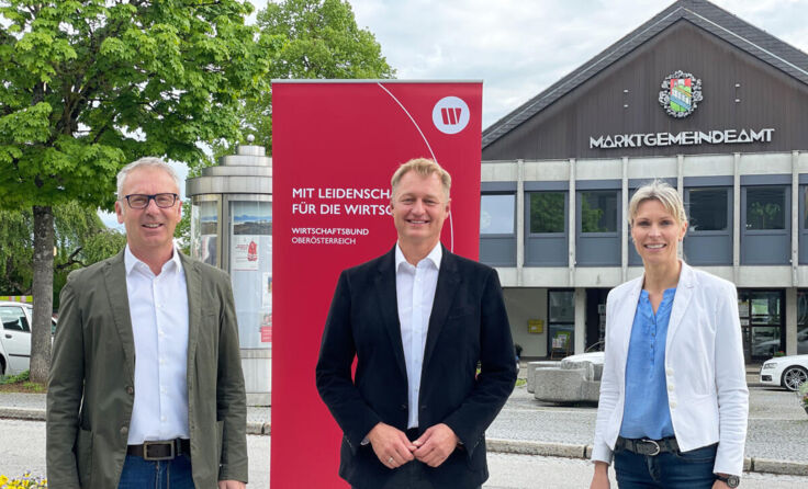 Andreas Fazeni, Harald Kogler und Sabine Lindorfer. (Foto: Wirtschaftsbund,/Judith Willnauer)
