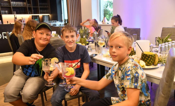 Die Kinder waren von den Cocktails begeistert. (Foto: Ganglberger)