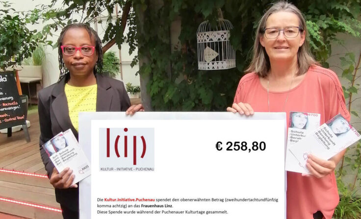 Beverley Allen-Stingeder  und Margarethe Rack. (Foto: KIP)