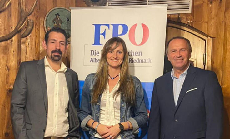 Peter Hagelmüller, Irene Fellner und Günter Pröller. (Foto: FPÖ)