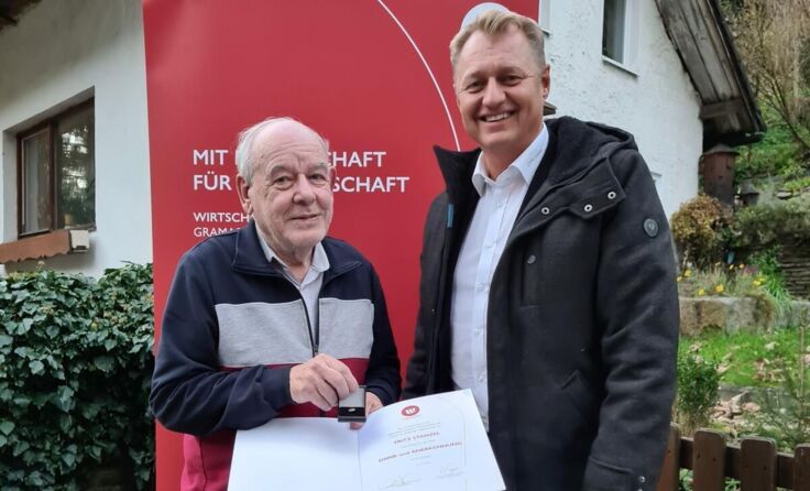 Fritz Stanzel und Harald Kogler. (Foto: WB Gramastetten)