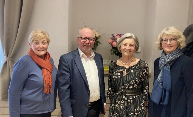 Getraud Nöbauer, Erika Königstorfer, Johann Plakolm und Eva Maria Gattringer. (Foto: Plakolm)