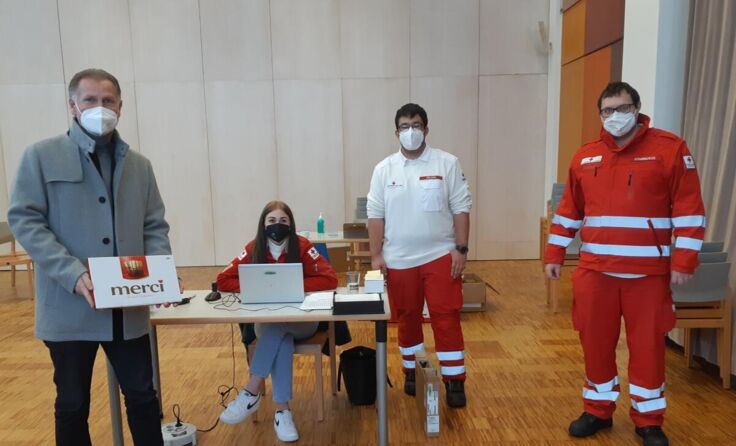 Mario Moser-Luger bedankt sich bei den Helfern. (Foto: Mario Moser-Luger)