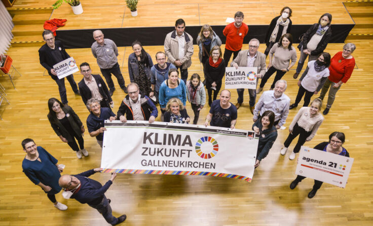 Gemeinsam für eine gute Klima.Zukunft.Gallneukirchen ist das Motto. (Foto: Rainer Weiß)