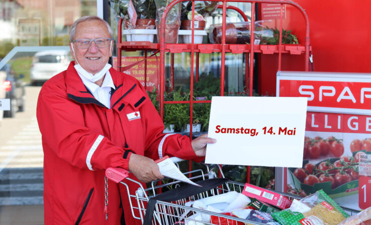 Am 14. Mai kann man Menschen mit einem Einkauf helfen. (Foto: Stefan zierlinger/RK UU)