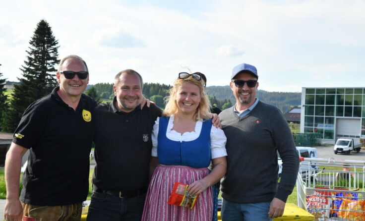 Josef Rathgeb, Thomas Wolfesberger,Caroline Priller und Roland Maureder (Foto: Ganglberger)