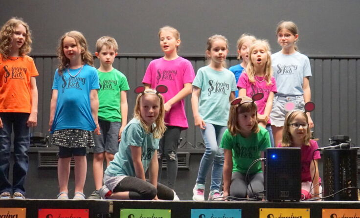 Der Kinderchor Swinging Kids. (Foto: Michaela Eidenberger)