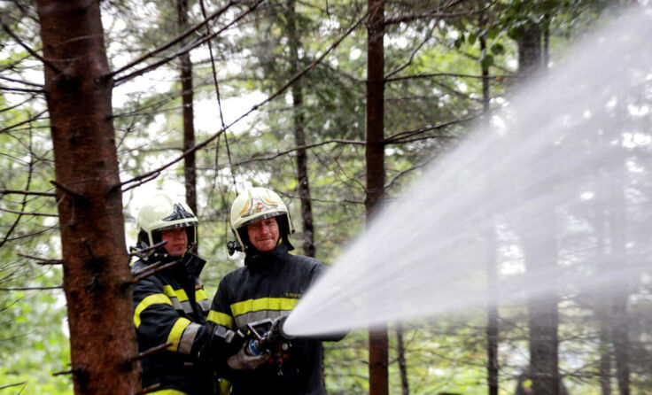 Waldbrände fordern die Feuerwehren besonders. (Foto: Weihbold)