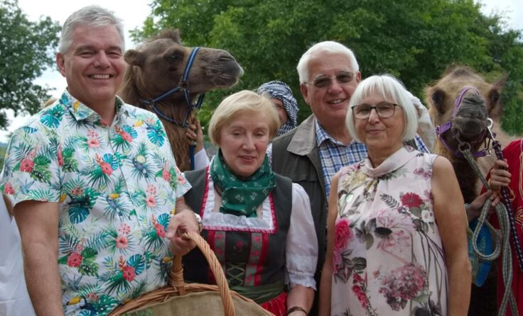 Leo Jindrak, Geli Mair, Helmut Pechlaner und Dagmar Schratter (Foto: Tiergarten Walding)