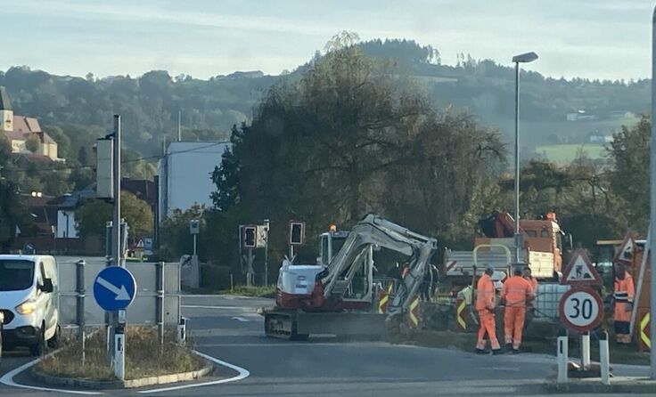 Die Bauarbeiten schreiten voran. (Foto: Gemeinde)