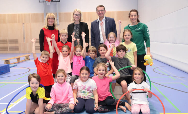 Mehr Bewegung für die Kinder ist das Ziel aller. (Foto: Land OÖ/Ernst Grilnberger)