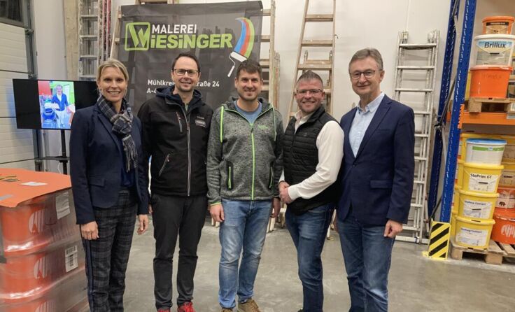 Sabine Lindorfer, Stefan Koll, Andreas Wiesinger, Martin Weixlbaumer und Franz Tauber (Foto: BST UU)