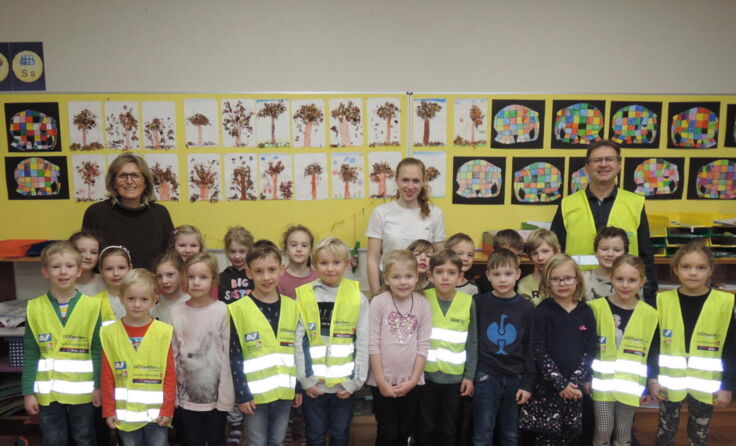 Die Schüler der VS Altenberg. (Foto: Marktgemeinde Altenberg)