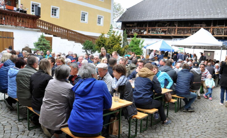Die Mostkost in Walding ist ein Besuchermagnet. (Foto: Verein Landleben Walding)