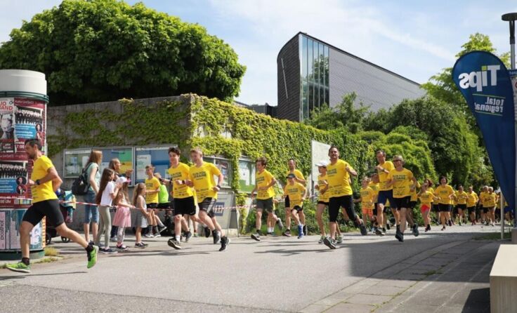 Gemeinsam für einen guten Zweck laufen. (Foto: Chariteam Treffling)