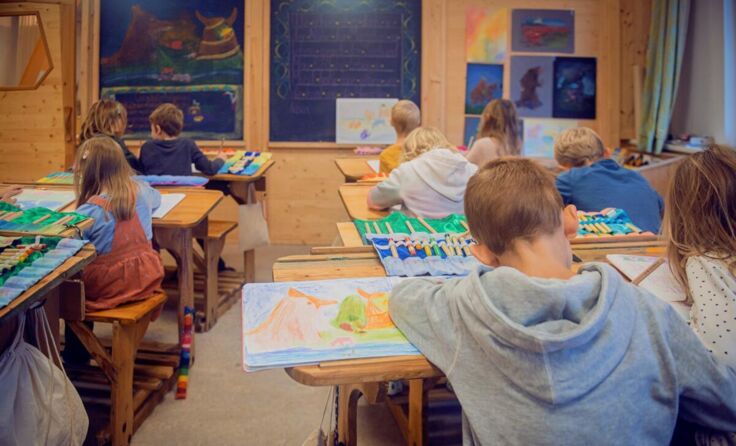 Lerninhalte werden unter anderem durch Malen vermittelt. (Foto: Jonatan Verhelst)