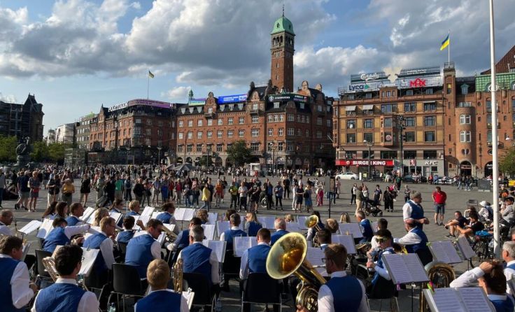 Der Musikverein Eidenberg in Kopenhagen. (Foto: MV Eidenberg)