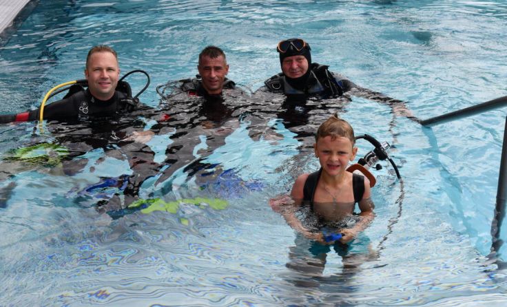 Taucherlebnis im Freibad Oberneukirchen. (Foto: Ganglberger)