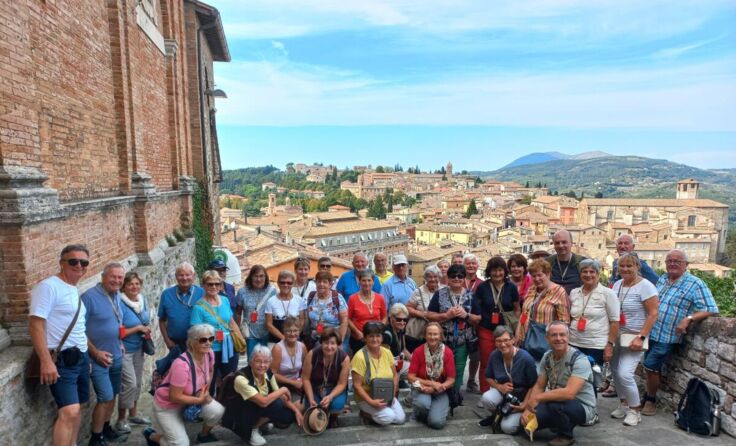 Die Teilnehmerder Reise in Assisi. (Foto: Pfarre Feldkirchen)