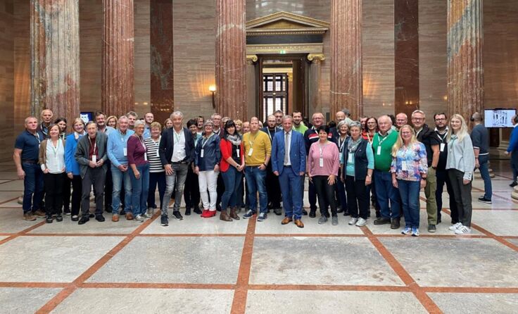 Die Altenberger im Parlament (Foto: Wöss)