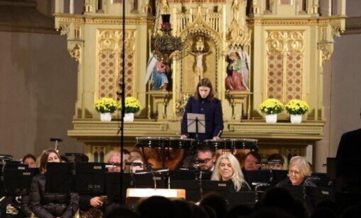 In der Pfarrkirche Ottensheim wird musiziert. (Foto: Florian Grad)